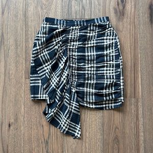 Zara plaid skirt